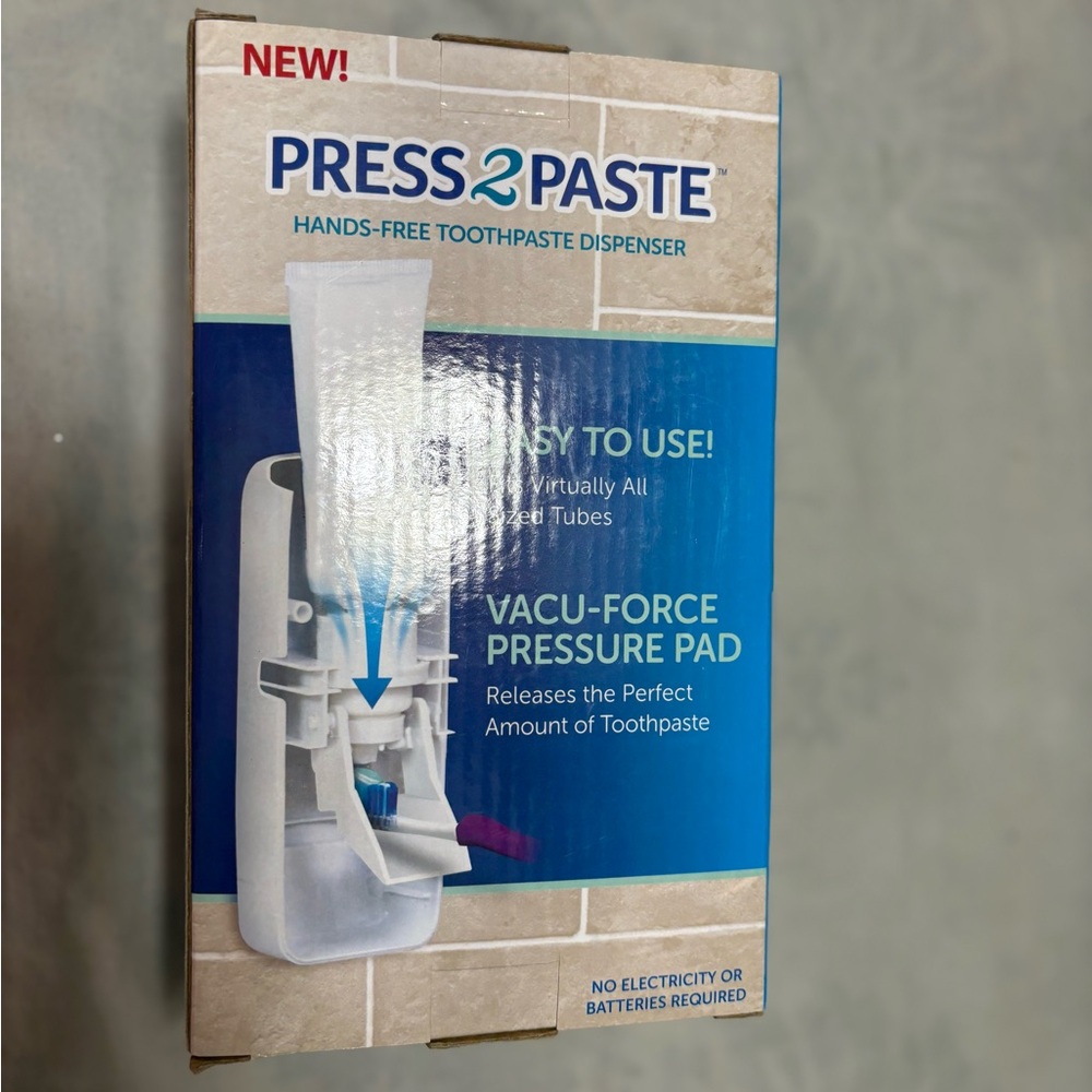 Hands-Free Toothpaste Dispenser - White - Picture 4 of 6